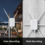 WAVLINK WN588HX3 AX3000 Ripetitore WiFi esterno con 6 antenne Ripetitore WiFi Dual Band, US Plug, UK Plug, EU Plug, AU Plug