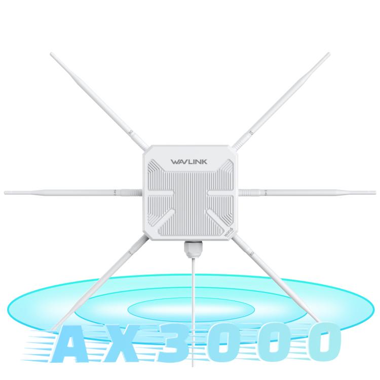 WAVLINK WN588HX3 AX3000 Ripetitore WiFi esterno con 6 antenne Ripetitore WiFi Dual Band, US Plug, UK Plug, EU Plug, AU Plug