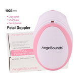 JPD-100S Mini Doppler fetale domestico Tasca prenatale Rivelatore ad ultrasuoni per bambini Angel Sound Battito cardiaco Monitor Doppler incinta, JPD-100S (Pink), JPD-100S (Green)