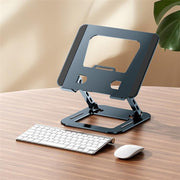 Supporto di raffreddamento per laptop in lega di acciaio pieghevole regolabile da tavolo portatile J30, J30
