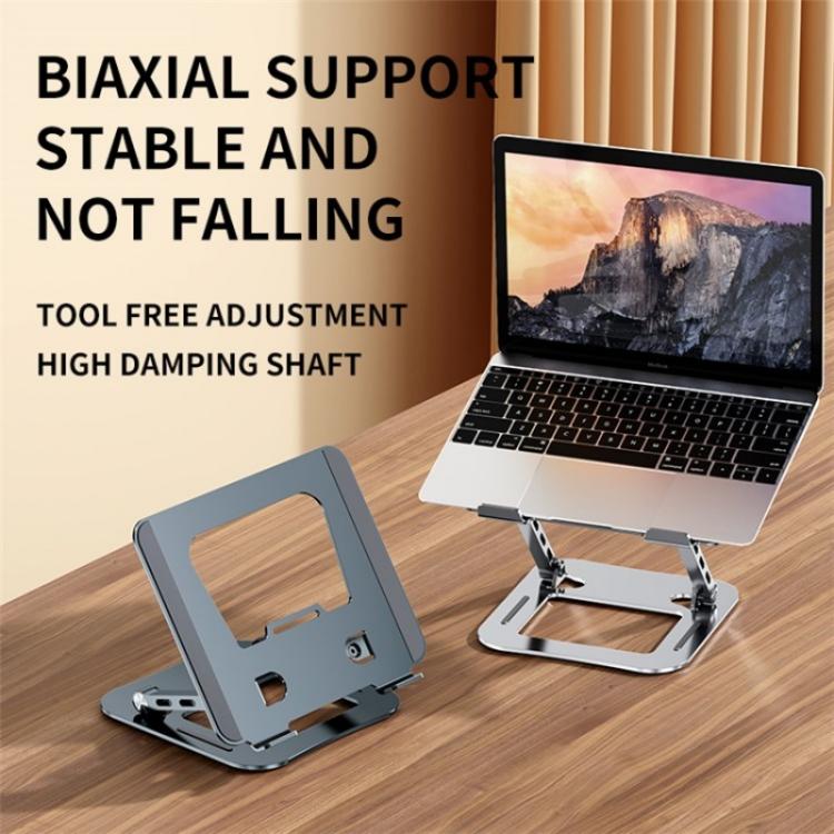 Supporto di raffreddamento per laptop in lega di acciaio pieghevole regolabile da tavolo portatile J30, J30