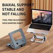 Supporto di raffreddamento per laptop in lega di acciaio pieghevole regolabile da tavolo portatile J30, J30