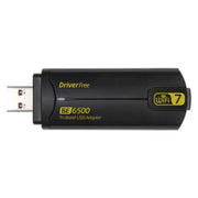 Driver per scheda di rete wireless BE6500 gratuito adattatore USB 3.0 WiFi 7 Tri Band 6500M per PC, BE6500