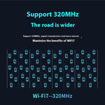 Driver per scheda di rete wireless BE6500 gratuito adattatore USB 3.0 WiFi 7 Tri Band 6500M per PC, BE6500