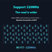 Driver per scheda di rete wireless BE6500 gratuito adattatore USB 3.0 WiFi 7 Tri Band 6500M per PC, BE6500