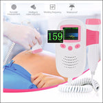 RZ-100S9 LED Doppler fetale ad ultrasuoni Rilevatore di battito cardiaco per bambini Monitor Digitale prenatale Stetoscopio Doppler fetale tascabile, RZ-100S9