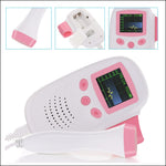 RZ-100S9 LED Doppler fetale ad ultrasuoni Rilevatore di battito cardiaco per bambini Monitor Digitale prenatale Stetoscopio Doppler fetale tascabile, RZ-100S9