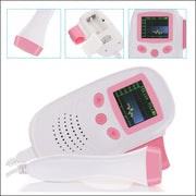RZ-100S9 LED Doppler fetale ad ultrasuoni Rilevatore di battito cardiaco per bambini Monitor Digitale prenatale Stetoscopio Doppler fetale tascabile, RZ-100S9