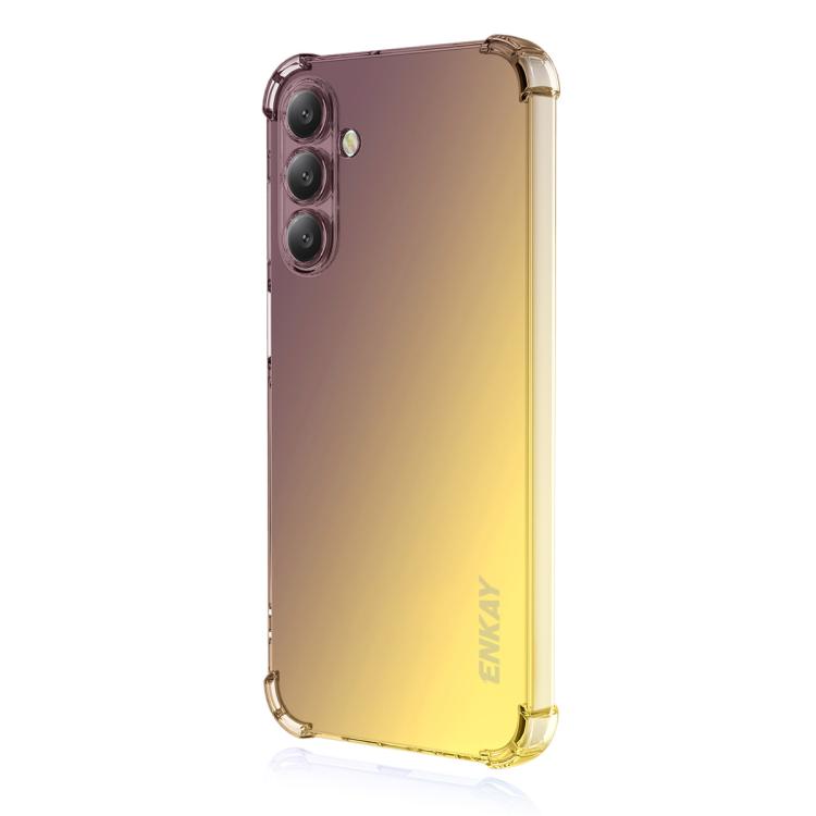 Custodia per telefono in TPU con airbag sfumato Hat-Prince ENKAY, For Samsung Galaxy A26 5G, For Samsung Galaxy A36 5G, For Samsung Galaxy S25 Ultra 5G, For Samsung Galaxy A06 4G, For Samsung Galaxy S24 FE 5G, For Samsung Galaxy Xcover7 Pro