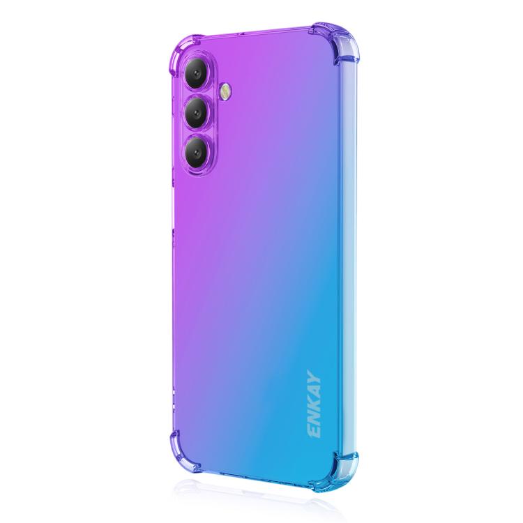 Custodia per telefono in TPU con airbag sfumato Hat-Prince ENKAY, For Samsung Galaxy A57, For Galaxy A27 5G, For Galaxy A08 / A07 4G, For Samsung Galaxy M56, For Samsung Galaxy S25 Edge 5G, For Samsung Galaxy A56 5G