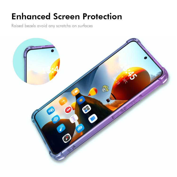 Custodia per telefono in TPU con airbag sfumato Hat-Prince ENKAY, For Samsung Galaxy S24+ / S25+ 5G