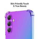 Custodia per telefono in TPU con airbag sfumato Hat-Prince ENKAY, For Samsung Galaxy S24+ / S25+ 5G