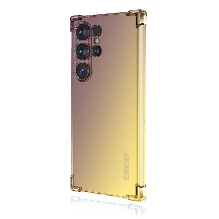 Custodia per telefono in TPU con airbag sfumato Hat-Prince ENKAY, For Samsung Galaxy S24 Ultra 5G, For Galaxy A18 / A17 / A26, For Samsung Galaxy M16 / F16, For Samsung Galaxy M06 / F06, For Samsung Galaxy A16 4G / 5G, For Samsung Galaxy S24 / S25 5G