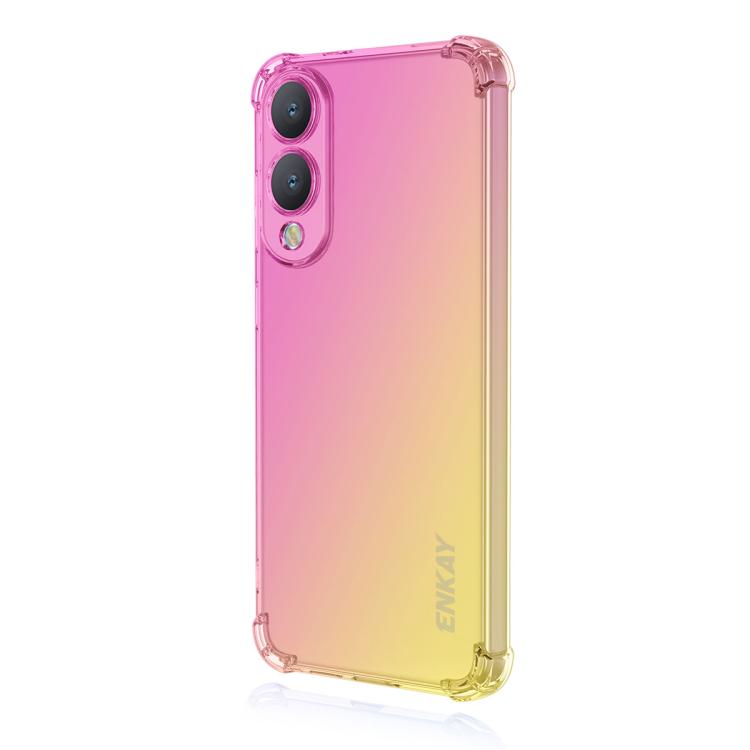 Custodia per telefono in TPU con airbag sfumato Hat-Prince ENKAY, For Samsung Galaxy A57, For Galaxy A27 5G, For Galaxy A08 / A07 4G, For Samsung Galaxy M56, For Samsung Galaxy S25 Edge 5G, For Samsung Galaxy A56 5G
