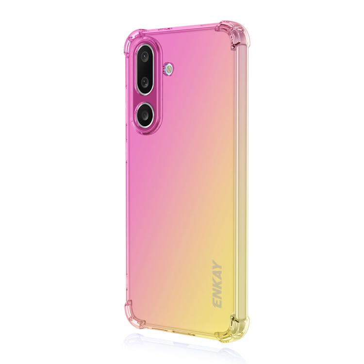 Custodia per telefono in TPU con airbag sfumato Hat-Prince ENKAY, For Samsung Galaxy A57, For Galaxy A27 5G, For Galaxy A08 / A07 4G, For Samsung Galaxy M56, For Samsung Galaxy S25 Edge 5G, For Samsung Galaxy A56 5G
