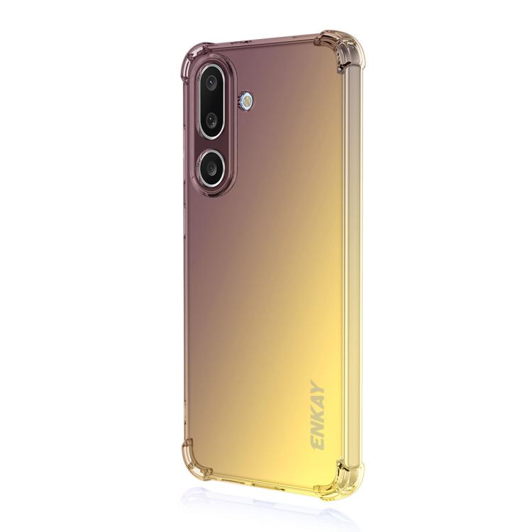 Custodia per telefono in TPU con airbag sfumato Hat-Prince ENKAY, For Samsung Galaxy A57, For Galaxy A27 5G, For Galaxy A08 / A07 4G, For Samsung Galaxy M56, For Samsung Galaxy S25 Edge 5G, For Samsung Galaxy A56 5G