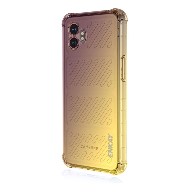 Custodia per telefono in TPU con airbag sfumato Hat-Prince ENKAY, For Samsung Galaxy A26 5G, For Samsung Galaxy A36 5G, For Samsung Galaxy S25 Ultra 5G, For Samsung Galaxy A06 4G, For Samsung Galaxy S24 FE 5G, For Samsung Galaxy Xcover7 Pro