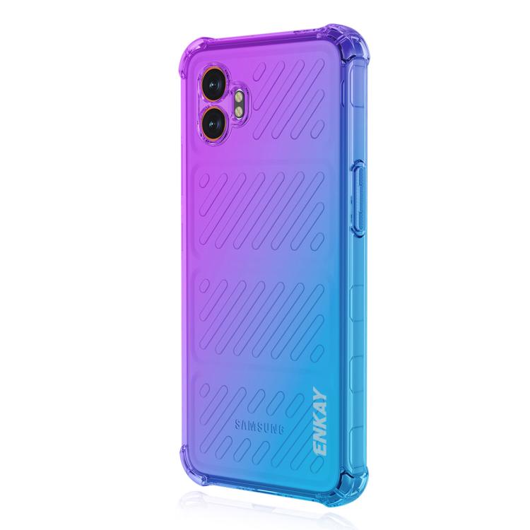 Custodia per telefono in TPU con airbag sfumato Hat-Prince ENKAY, For Samsung Galaxy A26 5G, For Samsung Galaxy A36 5G, For Samsung Galaxy S25 Ultra 5G, For Samsung Galaxy A06 4G, For Samsung Galaxy S24 FE 5G, For Samsung Galaxy Xcover7 Pro