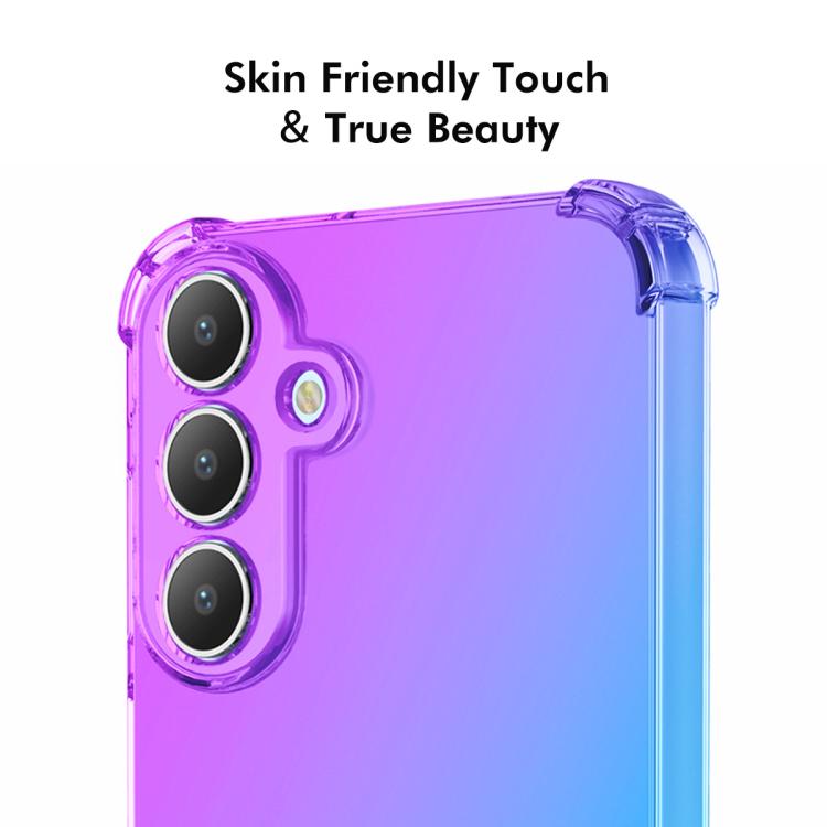 Custodia per telefono in TPU con airbag sfumato Hat-Prince ENKAY, For Samsung Galaxy A57, For Galaxy A27 5G, For Galaxy A08 / A07 4G, For Samsung Galaxy M56, For Samsung Galaxy S25 Edge 5G, For Samsung Galaxy A56 5G