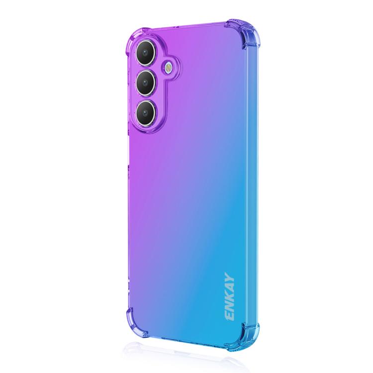 Custodia per telefono in TPU con airbag sfumato Hat-Prince ENKAY, For Samsung Galaxy A57, For Galaxy A27 5G, For Galaxy A08 / A07 4G, For Samsung Galaxy M56, For Samsung Galaxy S25 Edge 5G, For Samsung Galaxy A56 5G