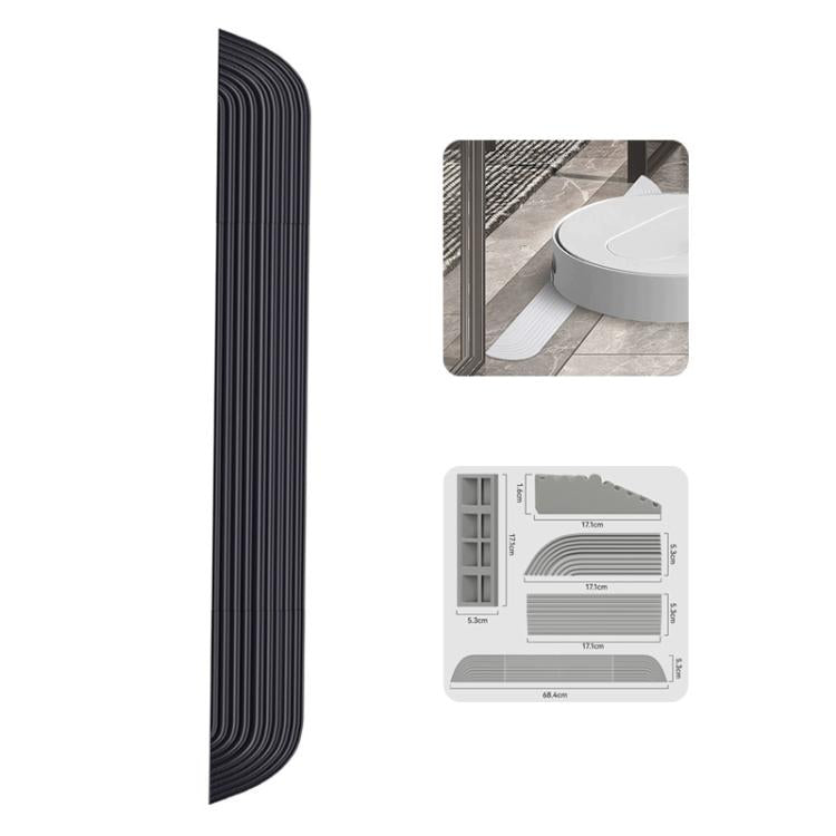 JUNSUNMAY per Ecovacs / iRobot / Mijia / Dreame Robot spazzante universale in silicone per rampe di accesso