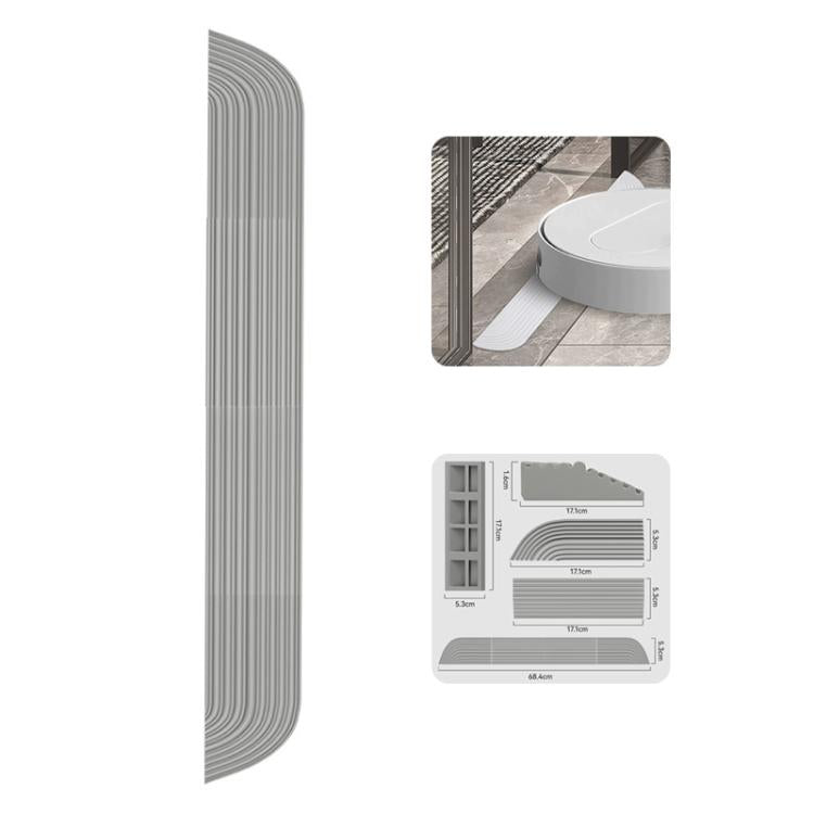 JUNSUNMAY per Ecovacs / iRobot / Mijia / Dreame Robot spazzante universale in silicone per rampe di accesso