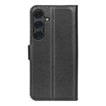 Custodia per telefono in pelle con supporto e motivo a flip orizzontale con trama Litchi, For Galaxy S25 5G, For Galaxy S25+ 5G
