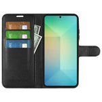 Custodia per telefono in pelle con supporto e motivo a flip orizzontale con trama Litchi, For Galaxy S25 5G, For Galaxy S25+ 5G