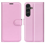 Custodia per telefono in pelle con supporto e motivo a flip orizzontale con trama Litchi, For Galaxy S25 5G, For Galaxy S25+ 5G