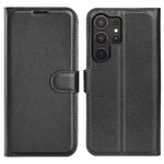 Custodia per telefono in pelle con supporto e motivo a flip orizzontale con trama Litchi, For Galaxy S25 Ultra 5G, For Galaxy A16 5G