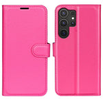 Custodia per telefono in pelle con supporto e motivo a flip orizzontale con trama Litchi, For Galaxy S25 Ultra 5G, For Galaxy A16 5G