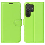Custodia per telefono in pelle con supporto e motivo a flip orizzontale con trama Litchi, For Galaxy S25 Ultra 5G, For Galaxy A16 5G