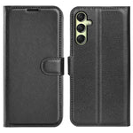 Custodia per telefono in pelle con supporto e motivo a flip orizzontale con trama Litchi, For Galaxy S25 Ultra 5G, For Galaxy A16 5G