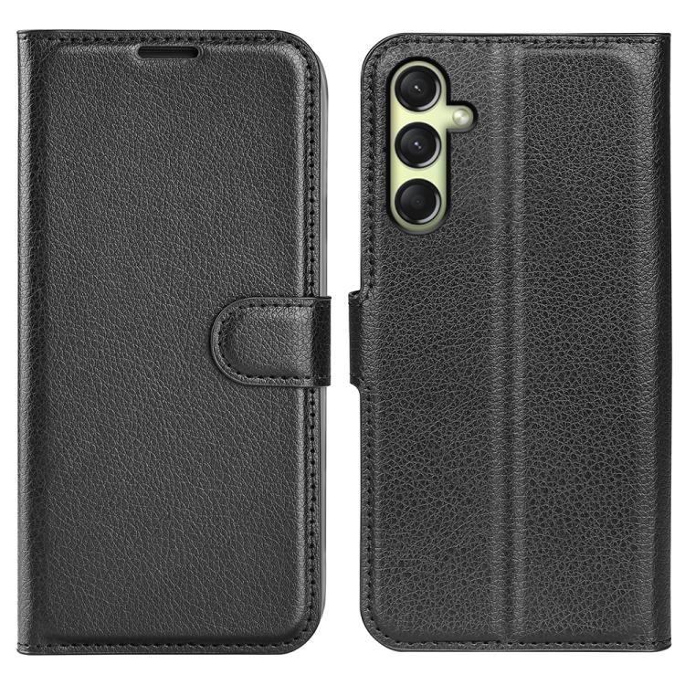 Custodia per telefono in pelle con supporto e motivo a flip orizzontale con trama Litchi, For Galaxy S25 Ultra 5G, For Galaxy A16 5G