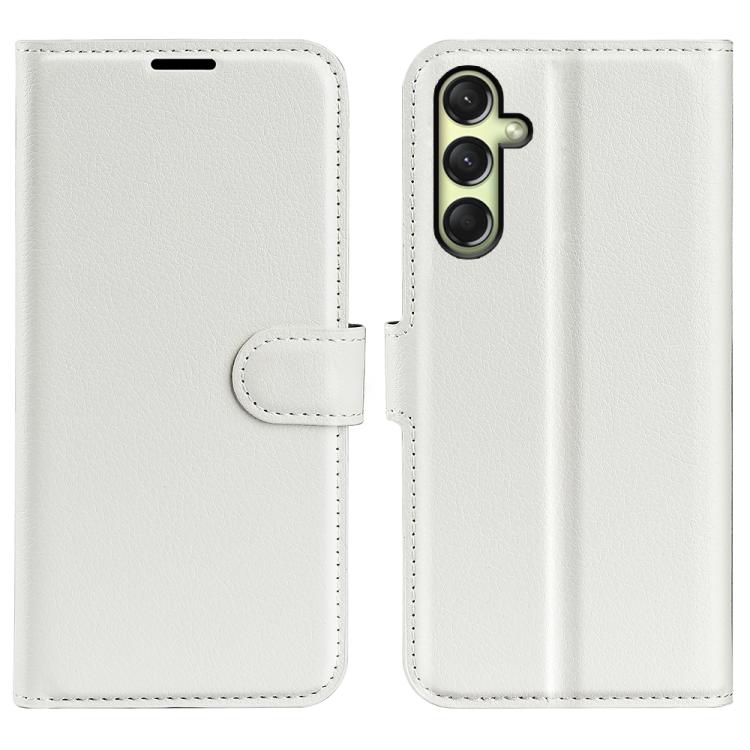 Custodia per telefono in pelle con supporto e motivo a flip orizzontale con trama Litchi, For Galaxy S25 Ultra 5G, For Galaxy A16 5G
