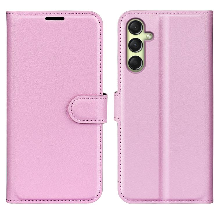 Custodia per telefono in pelle con supporto e motivo a flip orizzontale con trama Litchi, For Galaxy S25 Ultra 5G, For Galaxy A16 5G