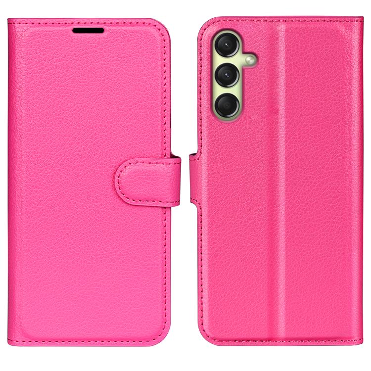 Custodia per telefono in pelle con supporto e motivo a flip orizzontale con trama Litchi, For Galaxy S25 Ultra 5G, For Galaxy A16 5G