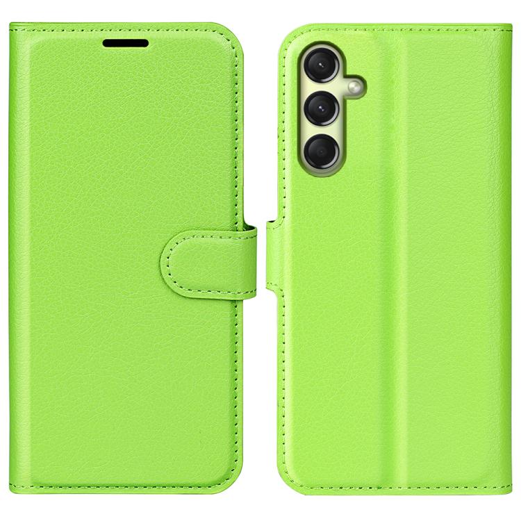 Custodia per telefono in pelle con supporto e motivo a flip orizzontale con trama Litchi, For Galaxy S25 Ultra 5G, For Galaxy A16 5G