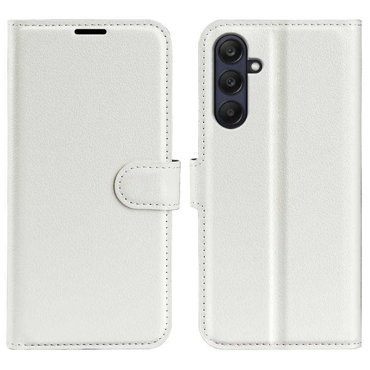 Custodia per telefono in pelle con supporto e motivo a flip orizzontale con trama Litchi, For Galaxy A26 5G, For Galaxy A36 5G