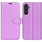 Custodia per telefono in pelle con supporto e motivo a flip orizzontale con trama Litchi, For Galaxy A26 5G, For Galaxy A36 5G