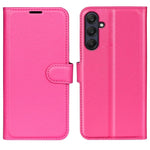 Custodia per telefono in pelle con supporto e motivo a flip orizzontale con trama Litchi, For Galaxy A26 5G, For Galaxy A36 5G