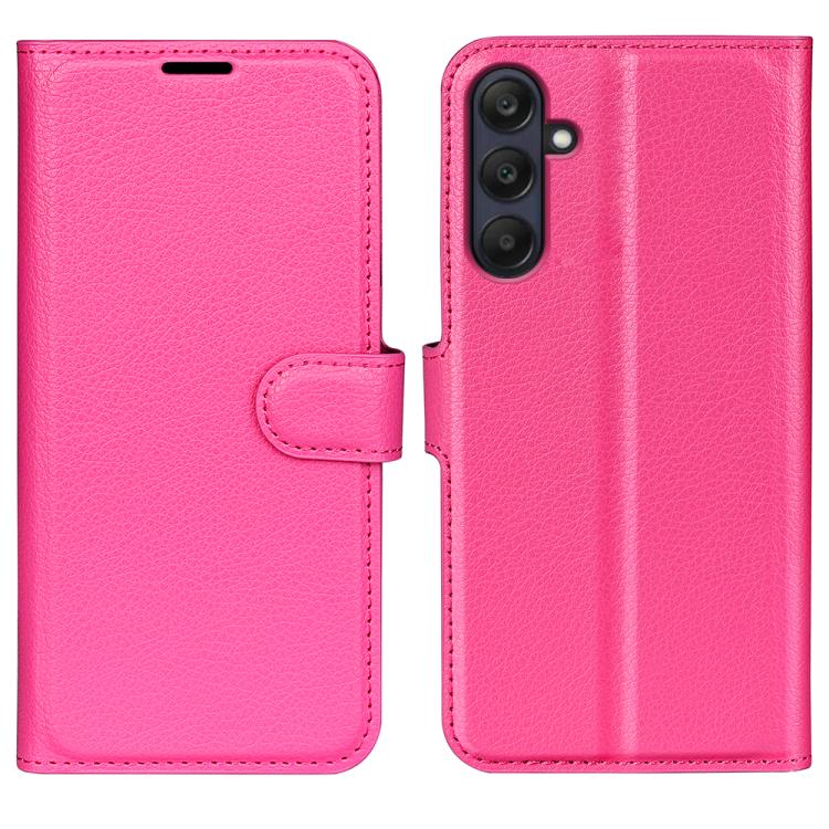 Custodia per telefono in pelle con supporto e motivo a flip orizzontale con trama Litchi, For Galaxy A26 5G, For Galaxy A36 5G