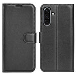 Custodia per telefono in pelle con supporto e motivo a flip orizzontale con trama Litchi, For Galaxy A26 5G, For Galaxy A36 5G