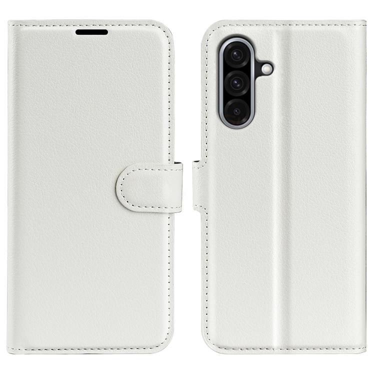 Custodia per telefono in pelle con supporto e motivo a flip orizzontale con trama Litchi, For Galaxy A26 5G, For Galaxy A36 5G
