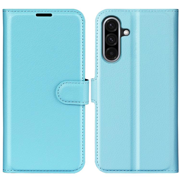 Custodia per telefono in pelle con supporto e motivo a flip orizzontale con trama Litchi, For Galaxy A26 5G, For Galaxy A36 5G