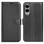 Custodia per telefono in pelle con supporto e motivo a flip orizzontale con trama Litchi, For Galaxy S25 Edge 5G, For Galaxy A06 5G