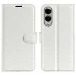 Custodia per telefono in pelle con supporto e motivo a flip orizzontale con trama Litchi, For Galaxy S25 Edge 5G, For Galaxy A06 5G