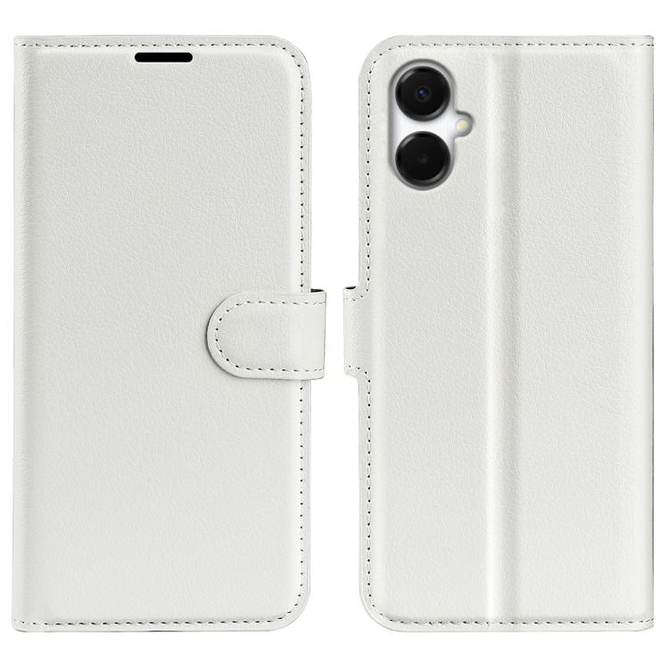 Custodia per telefono in pelle con supporto e motivo a flip orizzontale con trama Litchi, For Galaxy S25 Edge 5G, For Galaxy A06 5G