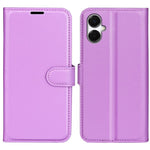 Custodia per telefono in pelle con supporto e motivo a flip orizzontale con trama Litchi, For Galaxy S25 Edge 5G, For Galaxy A06 5G