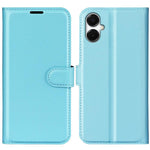 Custodia per telefono in pelle con supporto e motivo a flip orizzontale con trama Litchi, For Galaxy S25 Edge 5G, For Galaxy A06 5G